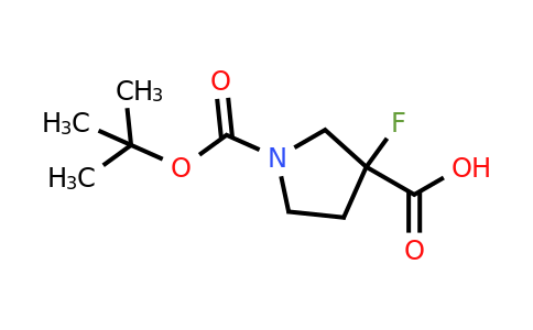 1-tert-butoxycarbonyl-3-fluoro-pyrrolidine-3-carboxylic acid