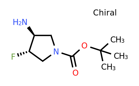 tert-butyl (3S,4S)-3-amino-4-fluoro-pyrrolidine-1-carboxylate