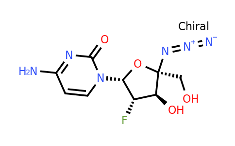 4'-C-azido-2'-deoxy-2'-fluoro-beta-D-arabinocytidine