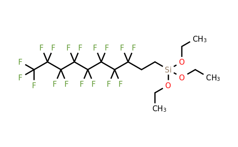 Triethoxy(3,3,4,4,5,5,6,6,7,7,8,8,9,9,10,10,10-heptadecafluorodecyl)silane