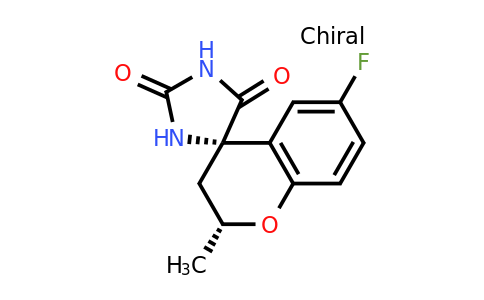 (2R,4S)-6-Fluoro-2-methylspiro[chroman-4,4'-imidazolidine]-2',5'-dione