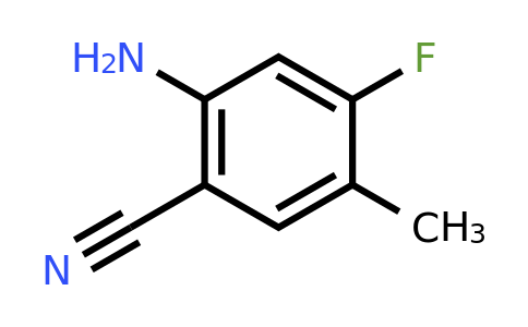 2-amino-4-fluoro-5-methyl-benzonitrile