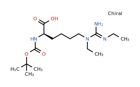 (2R)-6-[ethyl-(N'-ethylcarbamimidoyl)amino]-2-[(2-methylpropan-2-yl)oxycarbonylamino]hexanoic acid