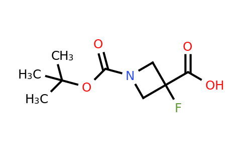 1-tert-Butoxycarbonyl-3-fluoro-azetidine-3-carboxylic acid