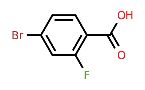 4-Bromo-2-fluorobenzoic acid