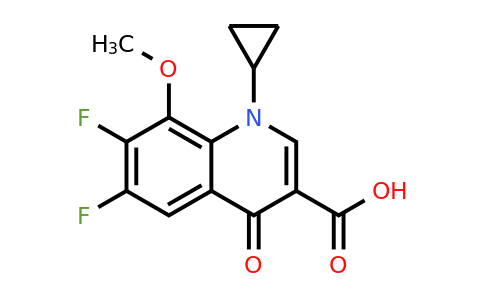 1-Cyclopropyl-6,7-Difluoro-8-Methoxy-4-Oxo-1,4-dihydroquinoline-3-carboxylic acid