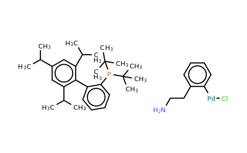 Chloro[2-(di-tert-butylphosphino)-2',4',6'-triisopropyl-1,1'-biphenyl][2-(2-aminoethyl)phenyl)]palladium(II)