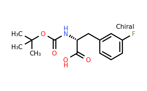 (2R)-2-(tert-butoxycarbonylamino)-3-(3-fluorophenyl)propanoic acid