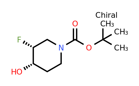 tert-Butyl (3R,4S)-3-fluoro-4-hydroxy-piperidine-1-carboxylate