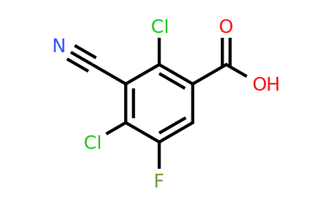 2,4-dichloro-3-cyano-5-fluoro-benzoic acid