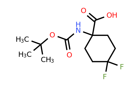 1-((tert-Butoxycarbonyl)amino)-4,4-difluorocyclohexanecarboxylic acid
