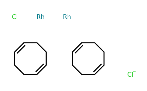 Rhodium, di-mu-chlorobis((1,2,5,6-eta)-1,5-cyclooctadiene)di-