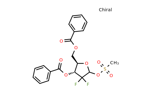 [(2R,3R)-3-benzoyloxy-4,4-difluoro-5-methylsulfonyloxy-tetrahydrofuran-2-yl]methyl benzoate