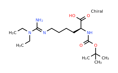 (2S)-6-[[amino(diethylamino)methylidene]amino]-2-[(2-methylpropan-2-yl)oxycarbonylamino]hexanoic acid