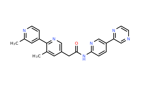 2-(2',3-Dimethyl-[2,4'-bipyridin]-5-yl)-N-(5-(pyrazin-2-yl)pyridin-2-yl)acetamide