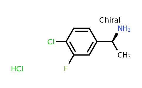 (1S)-1-(4-Chloro-3-fluorophenyl)ethylamine hydrochloride