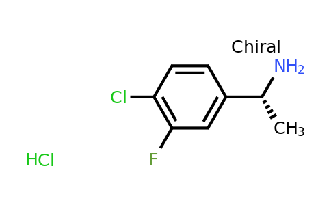 (1R)-1-(4-Chloro-3-fluorophenyl)ethylamine hydrochloride