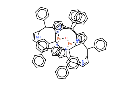 Iron(III) meso-tetraphenylporphine-^m-oxo dimer