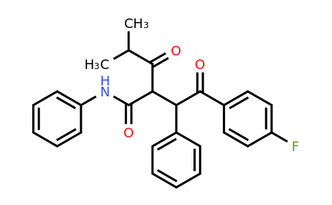 2-[2-(4-Fluorophenyl)-2-oxo-1-phenyl-ethyl]-4-methyl-3-oxo-N-phenyl-pentanamide