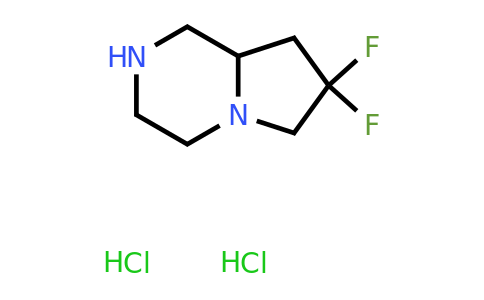 7,7-Difluoro-2,3,4,6,8,8a-hexahydro-1H-pyrrolo[1,2-a]pyrazine dihydrochloride