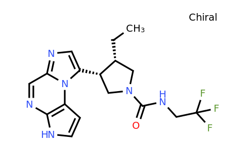 (3S,4R)-3-Ethyl-4-(3H-imidazo[1,2-a]pyrrolo[2,3-e]pyrazin-8-yl)-N-(2,2,2-trifluoroethyl)pyrrolidine-1-carboxamide