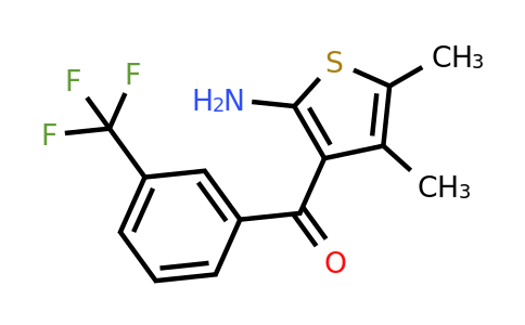 (2-Amino-4,5-dimethyl-3-thienyl)-[3-(trifluoromethyl)phenyl]methanone