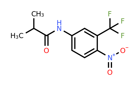 2-Methyl-N-[4-nitro-3-(trifluoromethyl)phenyl]propionamide