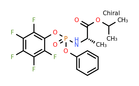 Isopropyl (2S)-2-[[(2,3,4,5,6-pentafluorophenoxy)-phenoxy-phosphoryl]amino]propanoate