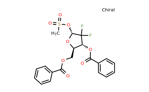 ((2R,3R,5R)-3-(Benzoyloxy)-4,4-difluoro-5-((methylsulfonyl)oxy)tetrahydrofuran-2-yl)methyl benzoate
