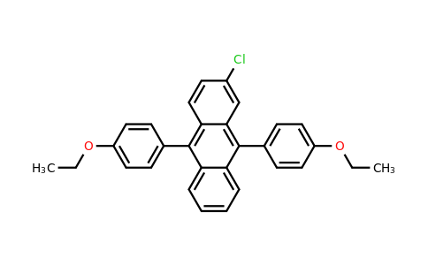 2-chloro-9,10-bis(4-ethoxyphenyl)anthracene