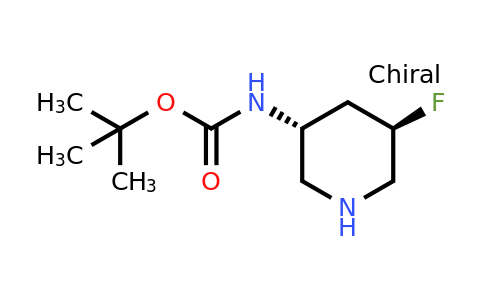 tert-Butyl ((3R,5R)-5-fluoropiperidin-3-yl)carbamate