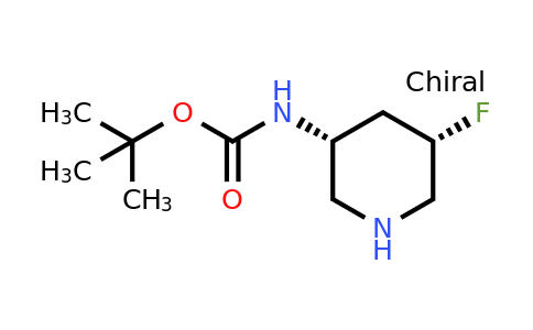 tert-Butyl ((3R,5S)-5-fluoropiperidin-3-yl)carbamate