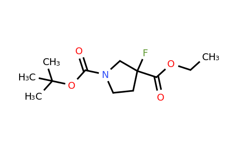 Ethyl 1-Boc-3-fluoropyrrolidine-3-carboxylate