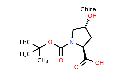 (2S,4R)-4-hydroxy-1-[(2-methylpropan-2-yl)oxycarbonyl]pyrrolidine-2-carboxylic acid