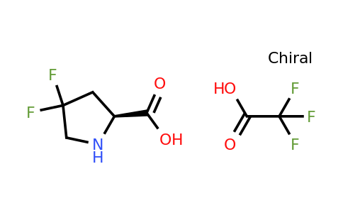 (S)-4,4-Difluoropyrrolidine-2-carboxylic acid compound with 2,2,2-trifluoroacetic acid (1:1)