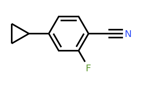 1394068-31-5 | 4-Cyclopropyl-2-fluorobenzonitrile
