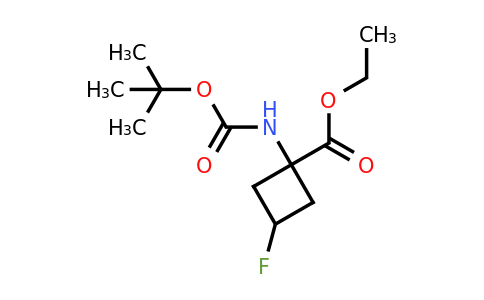 Ethyl 1-(Boc-amino)-3-fluorocyclobutanecarboxylate
