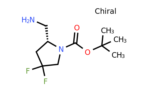 tert-Butyl (2R)-2-(aminomethyl)-4,4-difluoro-pyrrolidine-1-carboxylate