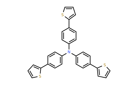 4-(2-thienyl)-N,N-bis[4-(2-thienyl)phenyl]benzenamine