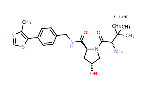 (2S,4R)-1-((S)-2-Amino-3,3-dimethylbutanoyl)-4-hydroxy-N-(4-(4-methylthiazol-5-yl)benzyl)pyrrolidine-2-carboxamide