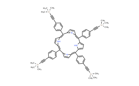 5,10,15,20-Tetrakis[4-[2-(trimethylsilyl)ethynyl]phenyl]-21H,23H-porphine