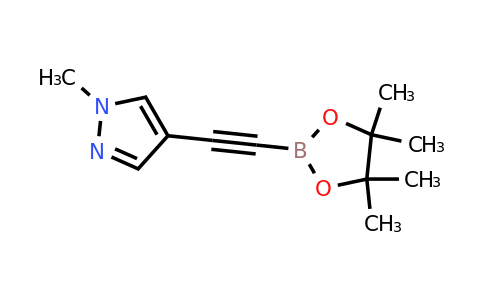 1-Methyl-4-[(4,4,5,5-tetramethyl-1,3,2-dioxaborolan-2-yl)ethynyl]-1H-pyrazole