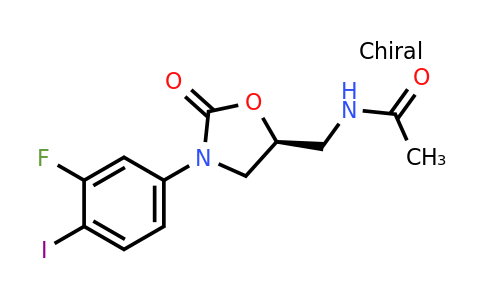 (S)-N-[3-(3-Fluoro-4-iodophenyl)-2-oxo-oxazolidin-5-ylmethyl]acetamide