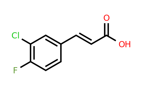 (E)-3-(3-chloro-4-fluoro-phenyl)prop-2-enoic acid