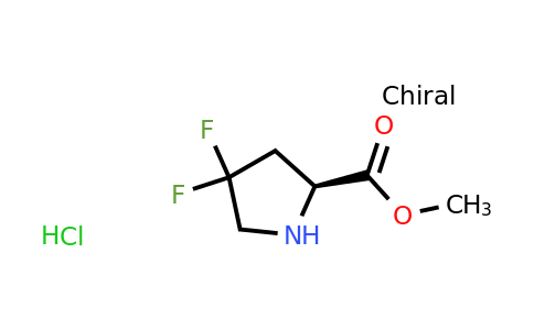Methyl (2S)-4,4-difluoropyrrolidine-2-carboxylate hydrochloride