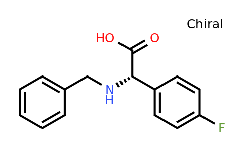 (2S)-2-(benzylamino)-2-(4-fluorophenyl)acetic acid