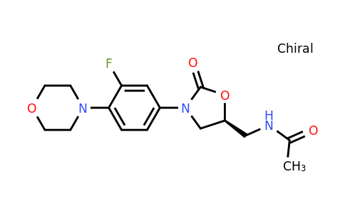 (S)-N-((3-(3-fluoro-4-morpholinophenyl)-2-oxooxazolidin-5-yl)methyl)acetamide