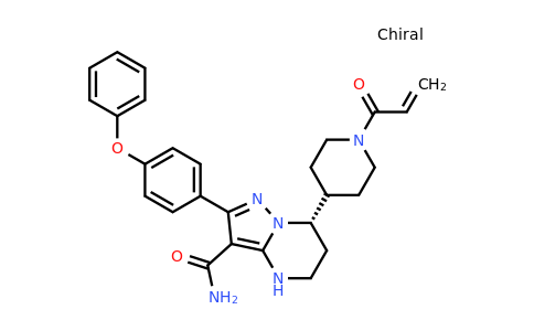 (S)-7-(1-Acryloylpiperidin-4-yl)-2-(4-phenoxyphenyl)-4,5,6,7-tetrahydropyrazolo[1,5-a]pyrimidine-3-carboxamide