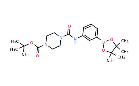 tert-Butyl4-((3-(4,4,5,5-tetramethyl-1,3,2-dioxaborolan-2-yl)phenyl)carbamoyl)piperazine-1-carboxylate