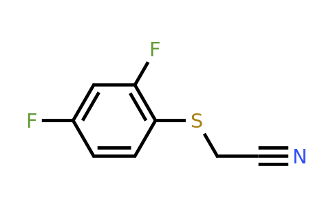 2-(2,4-difluorophenyl)sulfanylacetonitrile